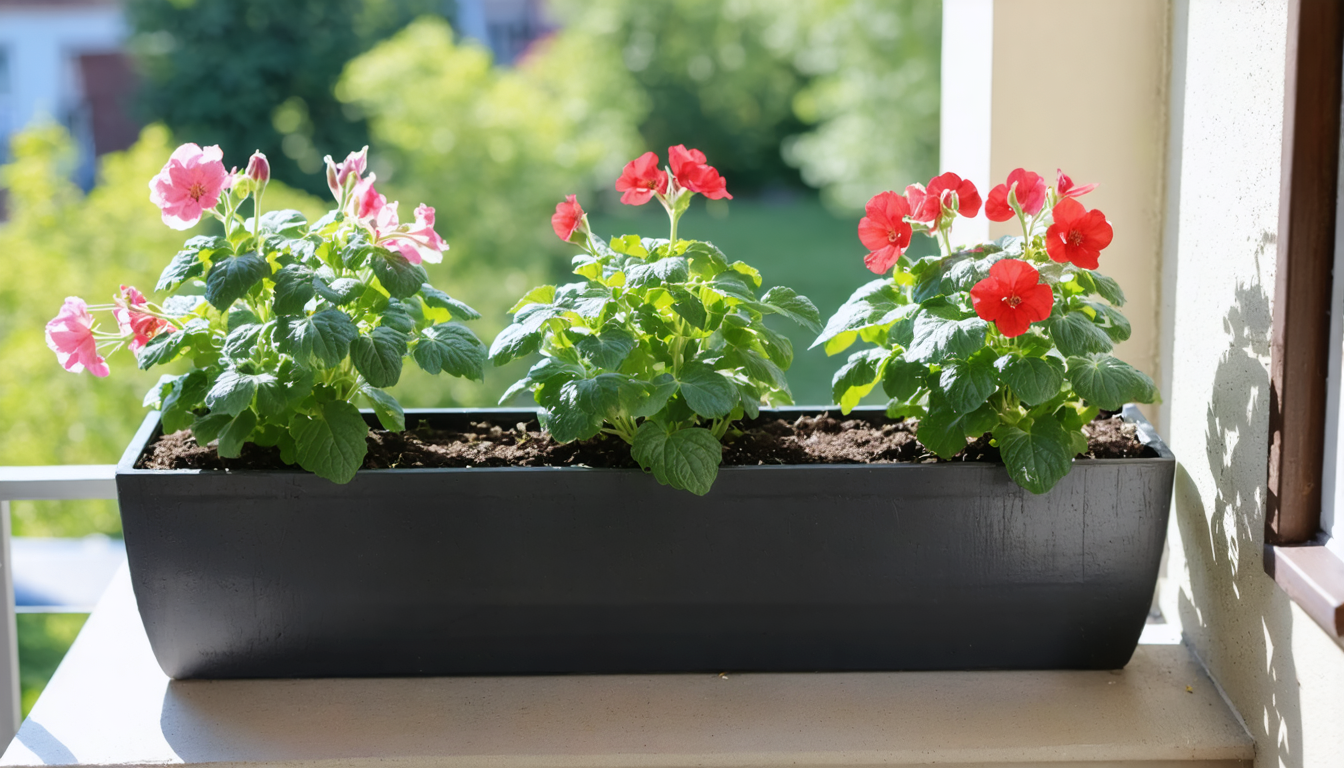 découvrez combien de géraniums planter dans une jardinière de 50 cm pour un résultat fleuri et harmonieux. conseils pratiques et astuces pour réussir votre plantation.