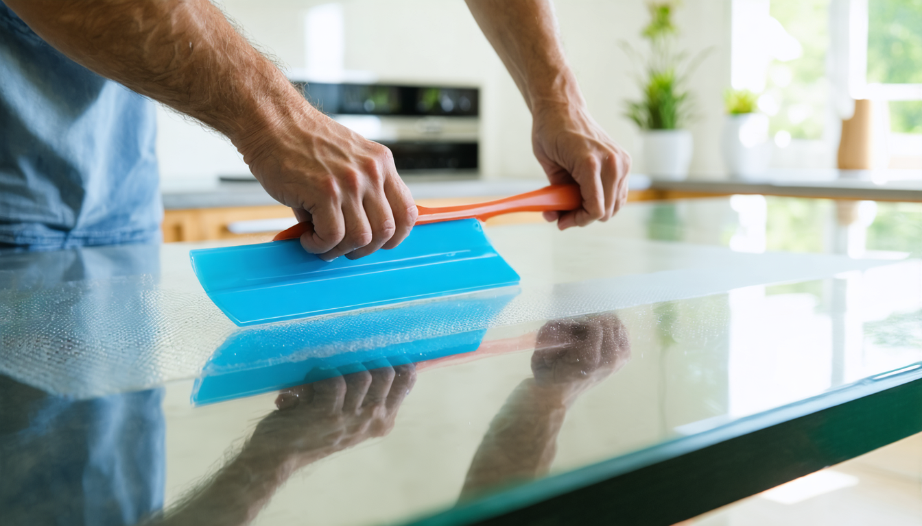 découvrez nos astuces simples et efficaces pour éliminer facilement les bulles d'air sous une nappe transparente et obtenir une surface lisse et impeccable sur votre table !
