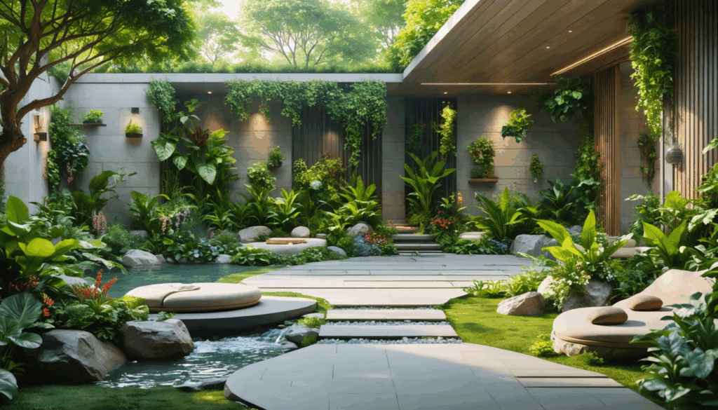 découvrez comment transformer votre espace extérieur en un jardin thérapeutique en 2025 grâce aux principes de la biophilie. conseils, inspirations et astuces pour créer un environnement apaisant et propice au bien-être chez vous.