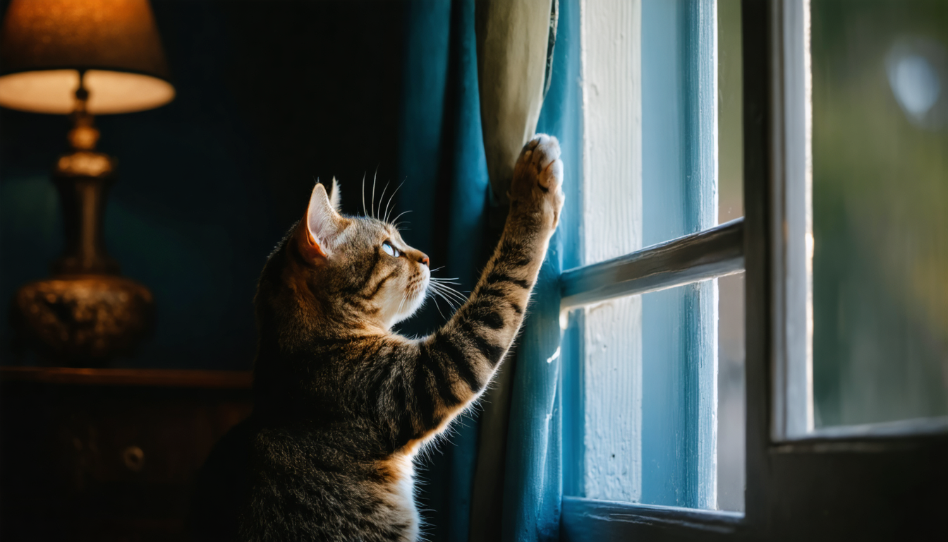découvrez pourquoi votre chat gratte les murs la nuit, ce que cela signifie et nos conseils pratiques pour l'aider à arrêter ce comportement gênant et préserver votre tranquillité.